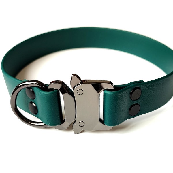 BioThane Collar with Cobra Buckle, 25mm or 19mm
