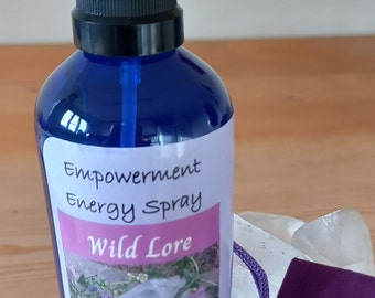 Empowerment Energy Spray co-created with the energy essences of crystals  and the energy of the elements with platonic solids and  Reiki