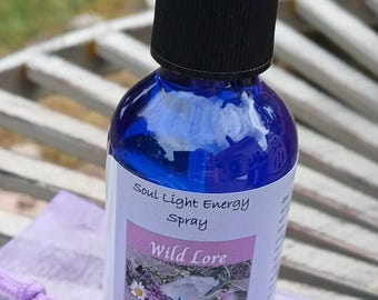 Crystal Aura Spray: Soul Light supporting confidence, self belief, shine your inner light