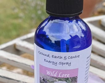 Grounding Aura Spray: Ground, Earth & Centre, Reiki-Charged Crystal Essences