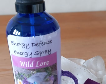 Energy Defence Energy Spray co-created with the essences of crystals and the energy of the elements with platonic solids and reiki