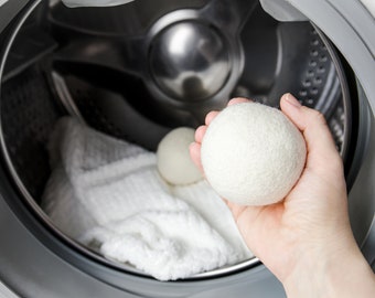 Boules de laine pour sèche-linge, Boules de laine pour sèche-linge, Boules de laine pour sèche-linge, Boules de laine pour sèche-linge, Adoucissant naturel de qualité supérieure