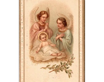 Antikt religiöst vykort från 1911 - Handskrivet meddelande - Encentsfrimärke USA