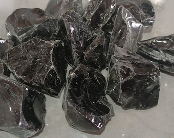 Black Obsidian - Rough Crystal Chunk