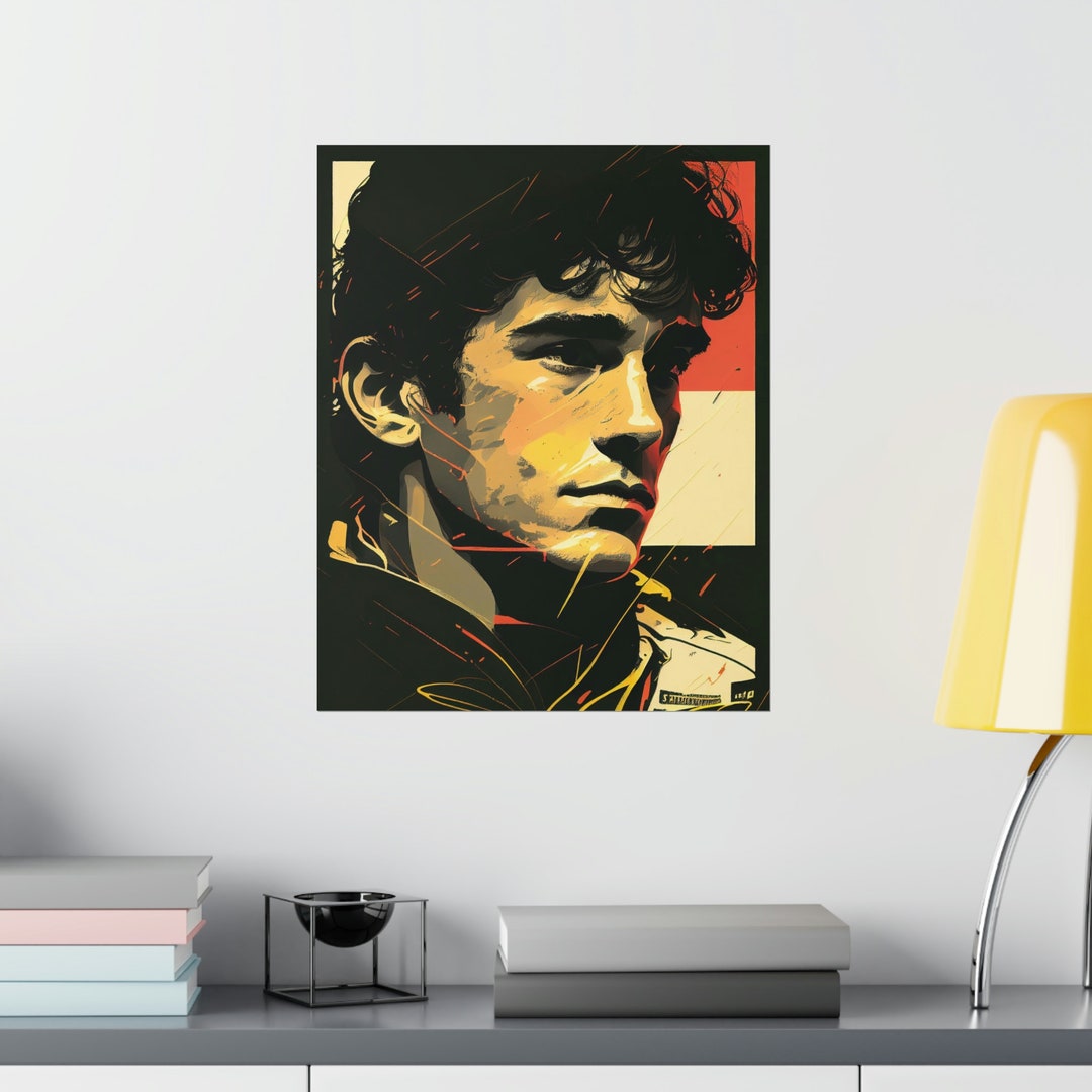 Ayrton Senna Poster Signiert - A4 Weltmeister Foto Mit Passepartout