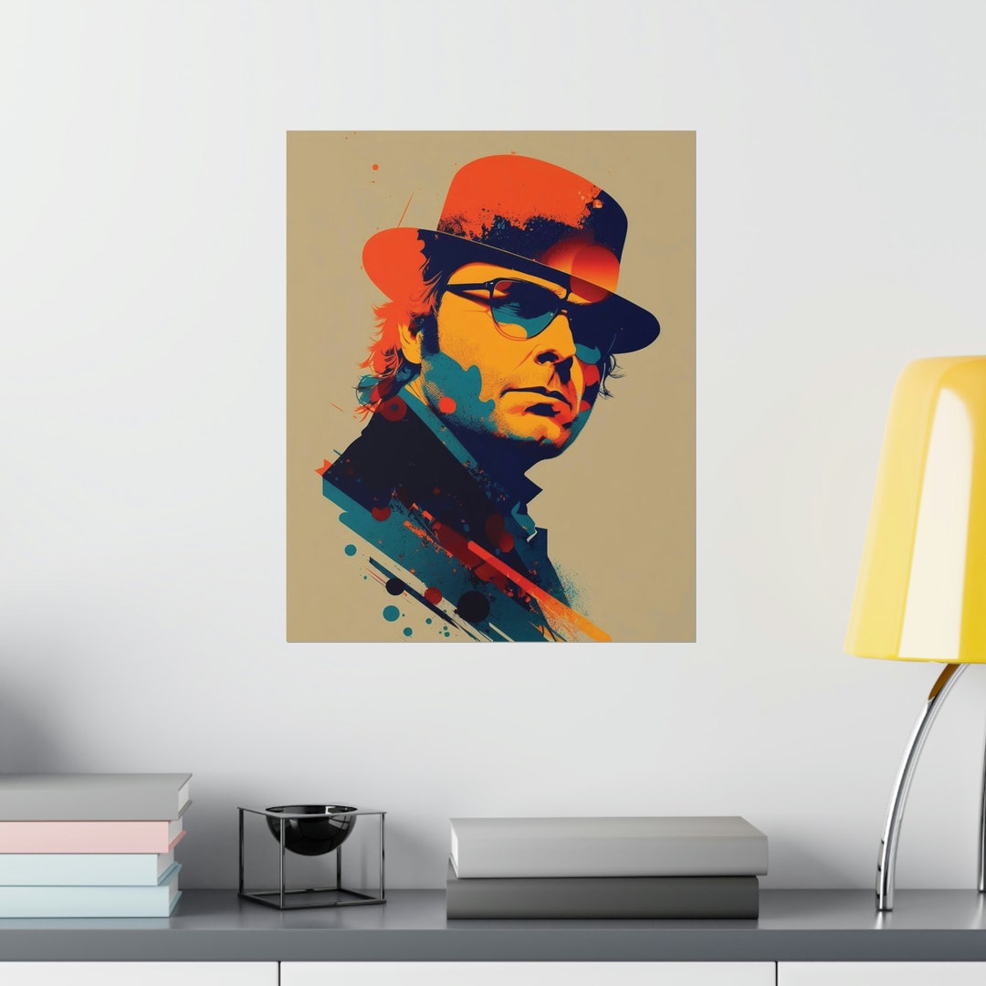 Van Morrison Poster, Van Morrison Artwork, Van Morrison Tribute, Van