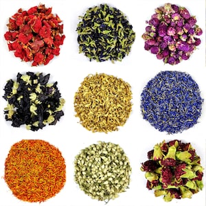 Natuurlijke confetti | Confetti met gedroogde bloemen | Bloemblaadjesconfetti | Biologisch afbreekbare confetti | Echte bloemenconfettien | Bruiloftsconfetti