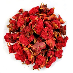 Dried pomegranate flower - top quality - cake decoration resin jewellery craft supplies natural wedding confetti coctail garnish candle soap