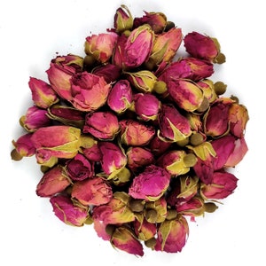 50g de capullos de rosa roja seca - Calidad superior - para decoración de jabón joyería de resina suministros de artesanía confeti de boda cóctel de coctele adornar vela