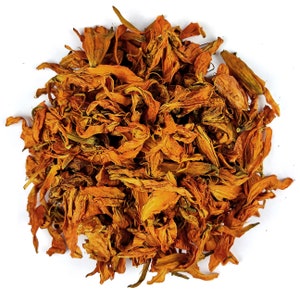 50g dried lily flowers - top quality - dried lilium flower soap decoration resin jewellery craft supplies wedding confetti garnish candle