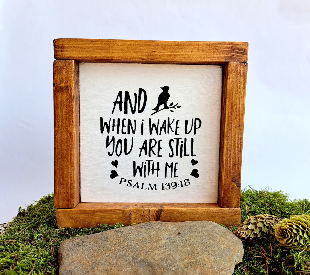 Double-sided Christian Wall Art Wooden Sign Farmhouse Decoration Sign ...