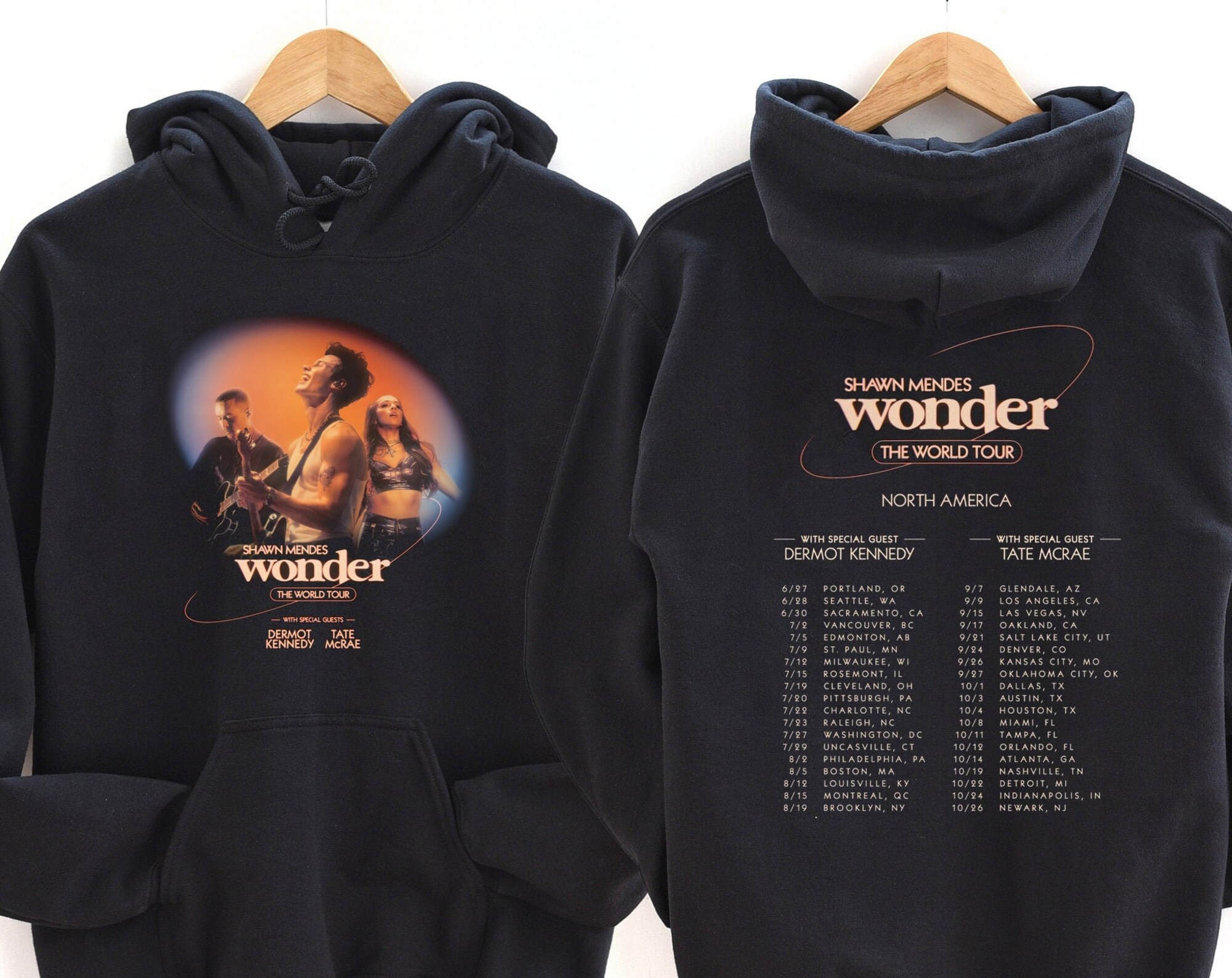 Shawn Mendes Wonder North America Tour 2022 with tour dates hoodie, Shawn Mendes Wonder hoodie