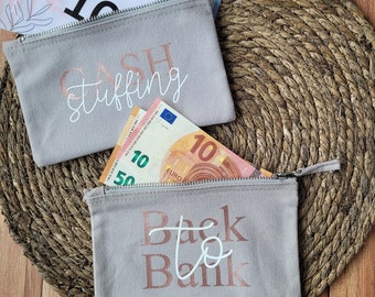 Budgeting Taschen | Back to Bank | Cash stuffing | Budgetierung Aufbewahrung | Bargeld Mappe | Tasche für Challanges | Umschlagmethode