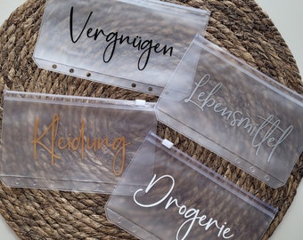 Stickers for budget binders | A6 budget planner envelopes | Envelope method | Covers for financial planners | Customizable