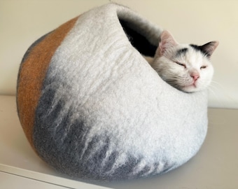 50% Off Summer Sale - Bestselling - UK Ultra Thick Merino Wool Cat Caves – Rave Reviews - UK Fast Delivery