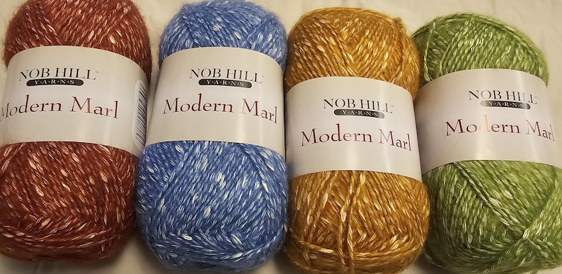 Nob Hill Modern Marl Yarn. - Etsy