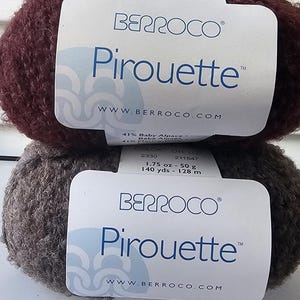 Berroco Piroutte in  Driftwood or Claret