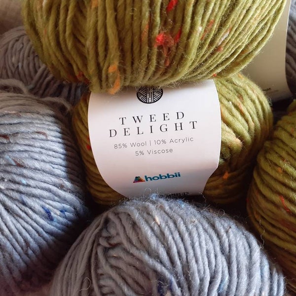 Tweed Delight, traditional wool tweed, Hobbii