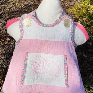 Baby Girls/Little GirlsVintage Patchwork Quilt Handmade Swing A-Line Crossback Romper