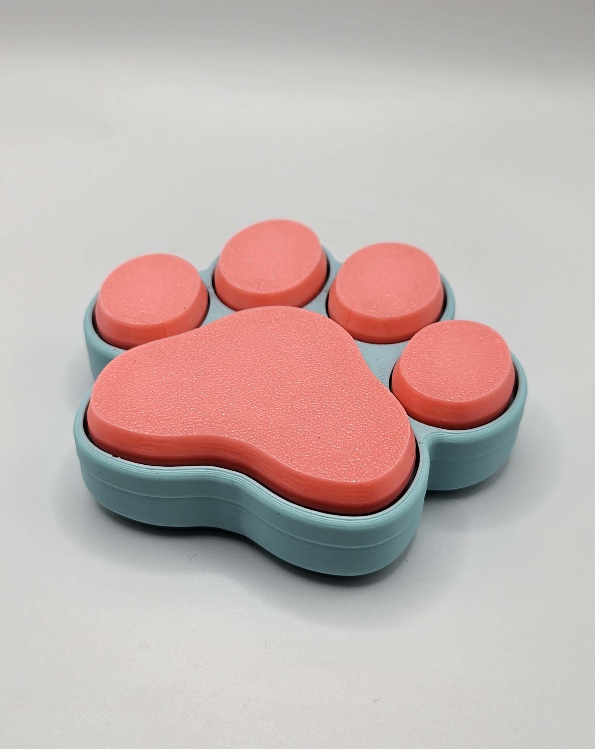 Juguete Anti-estrés Pata De Gato Frogetu – 1 Pieza De TPR Suave Con Efecto Rebote, Ideal Para Concentración