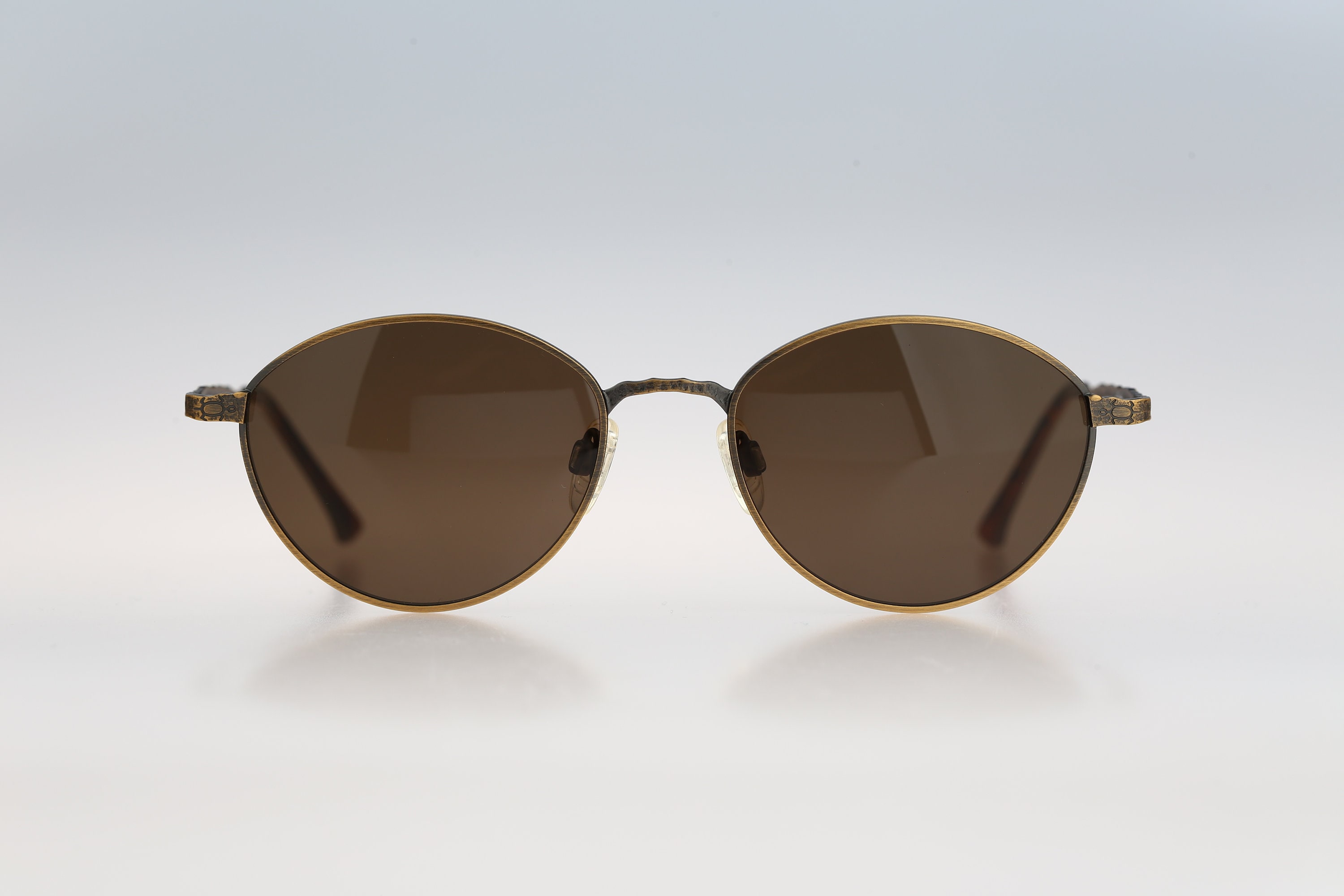 Silhouette M 6287 30 V 6050, Vintage 90s Antique Gold Panto Round