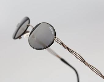 Vintage MINARELLI Black Oval Sunglasses – 60s Mod Italian  display picture 2