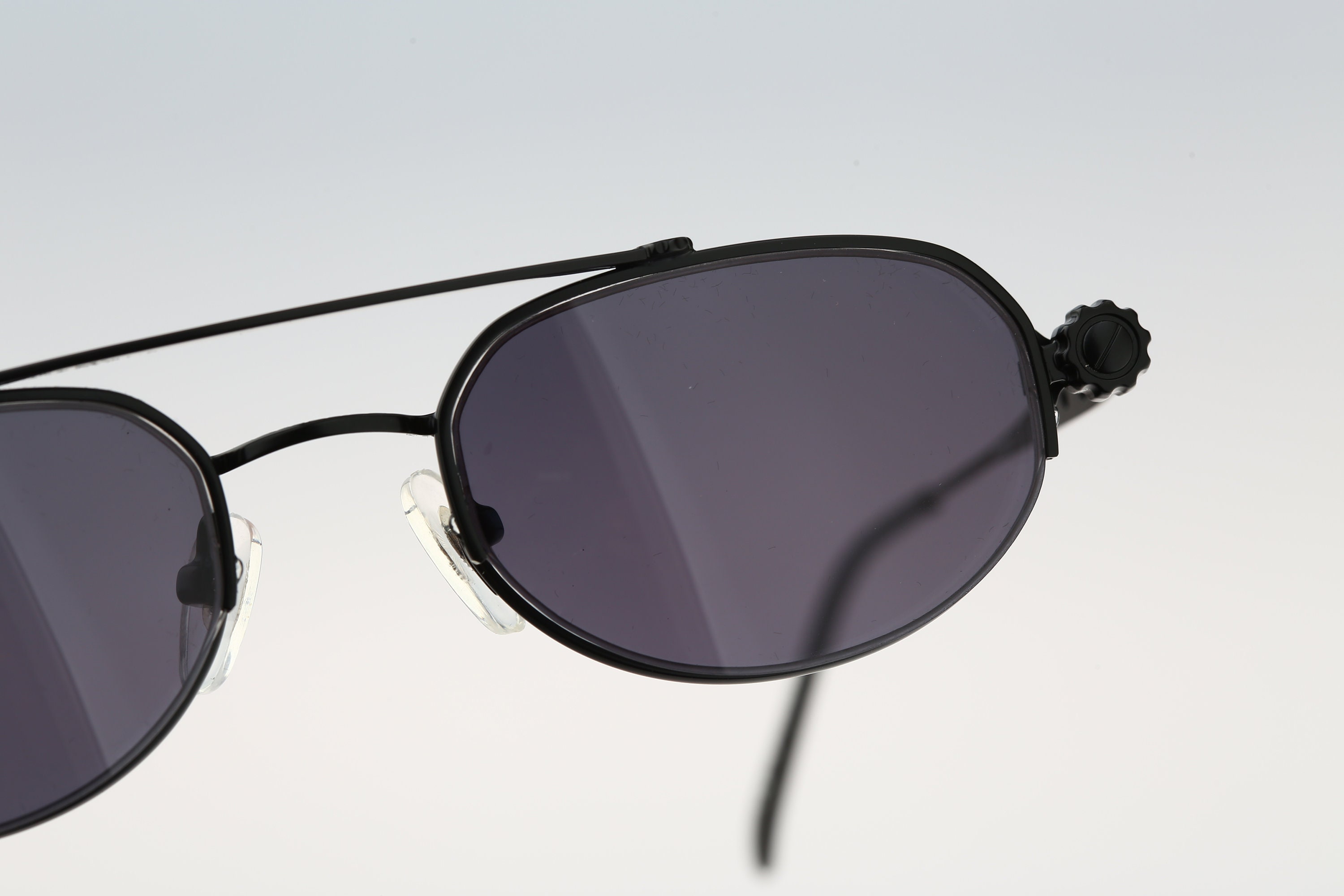 小物 jean paul gaultier glasses code Jean-Paul GAULTIER 56-7116 Metal Clip-on Sun Glasses Black