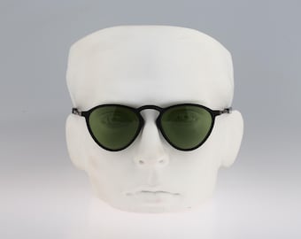 Ray Ban B&L Gatsby Dlx Style 2 W1527, gafas de sol vintage de los 90, negras, triangulares, panto, para hombre y mujer, nuevas sin usar.