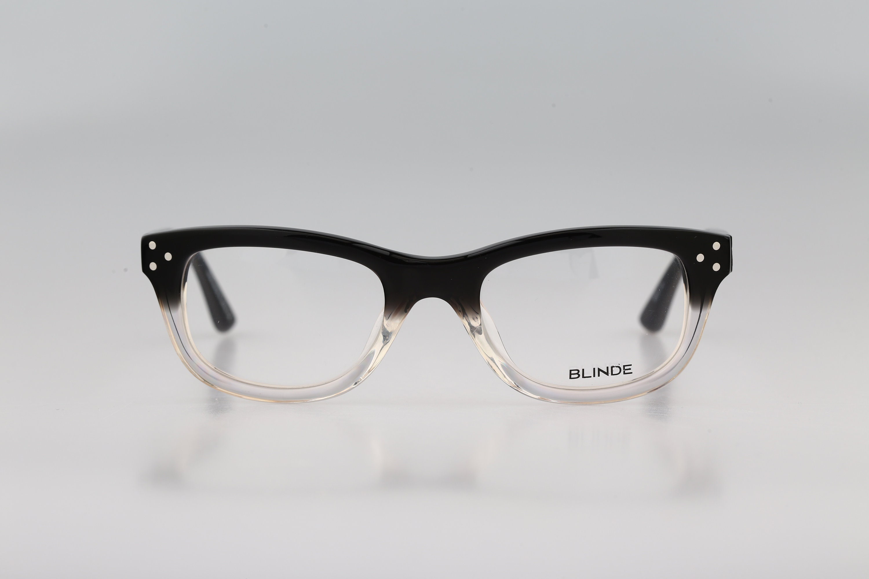 Blinde by Richard Walker Tortoise Eyeglasses Frames Only Blinde by Richard Walker The Matrix Twins 4003 Silver Mirror  main image 2