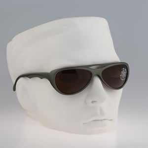 Vuarnet Pouilloux Ref. 103 KAK, Vintage 90er Jahre Pilotenbrille in grün olivgrün