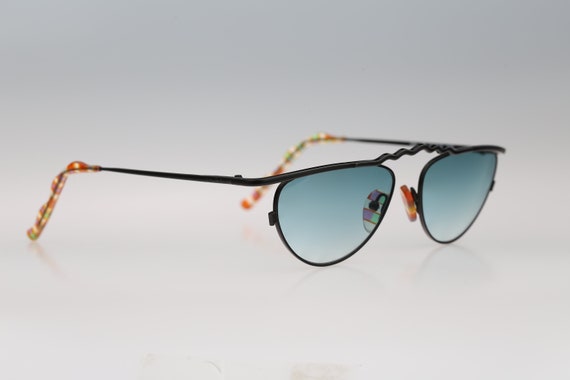 Robert Rudger 540 89, 90s tinted turquoise lenses… - image 5