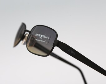 Emporio Armani 129 S 706 16, Vintage 90s Black Slim Small