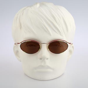 Mondi by Metzler 2383 653, Vintage 90s unique colorful oval sunglasses women, NOS