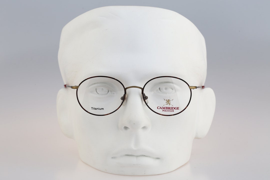 Cambridge Polo Club 553 Titanium, Vintage 90s Small Tortoise