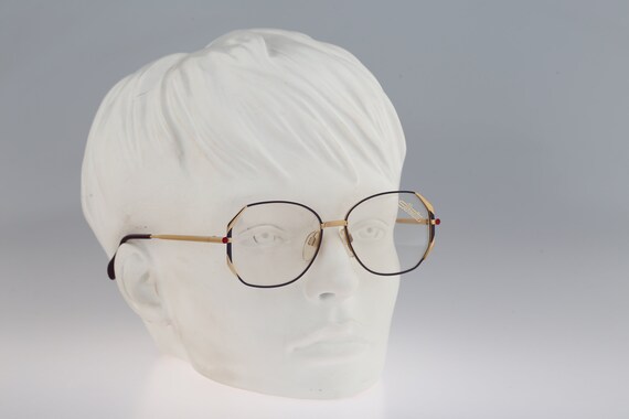 Silhouette M 6182 30 V 6053, Vintage 80s Purple and Gold