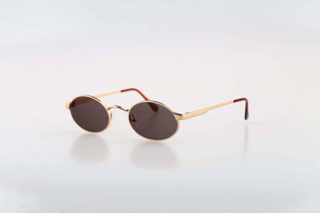 Byblos Dark Brown Oval Sunglasses Byblos Dark Brown Oval Sunglasses main image 3
