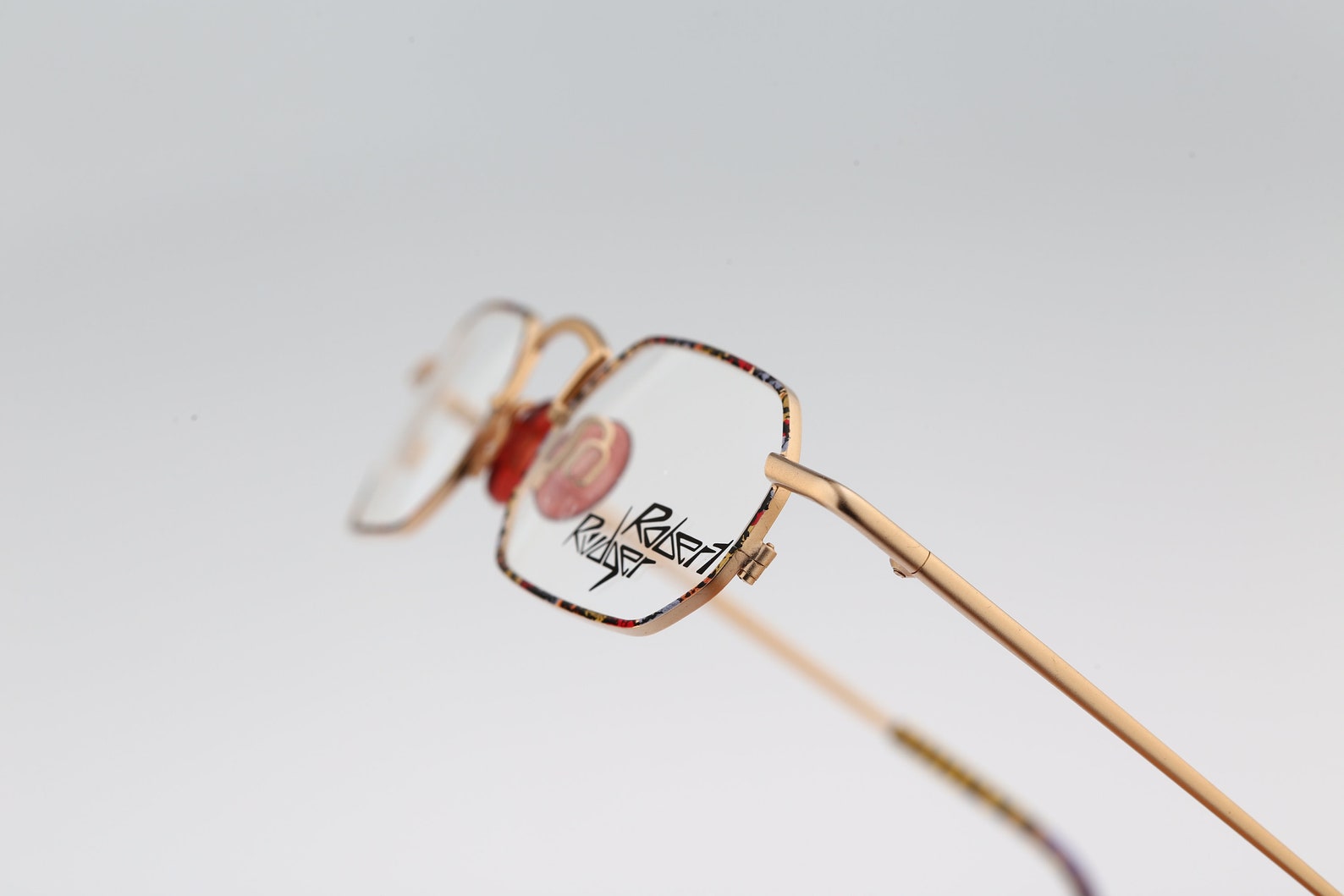 Robert Rudger 1120 146 54 Vintage 90s Gold and Colorful Small - Etsy