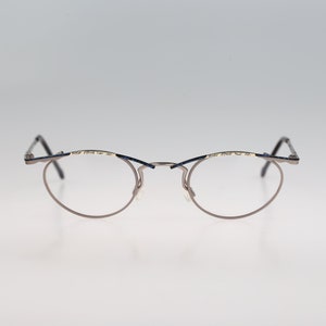 Puma by Licefa MP 719 584, Vintage 90s unique colorful small oval eyeglasses frames womens NOS