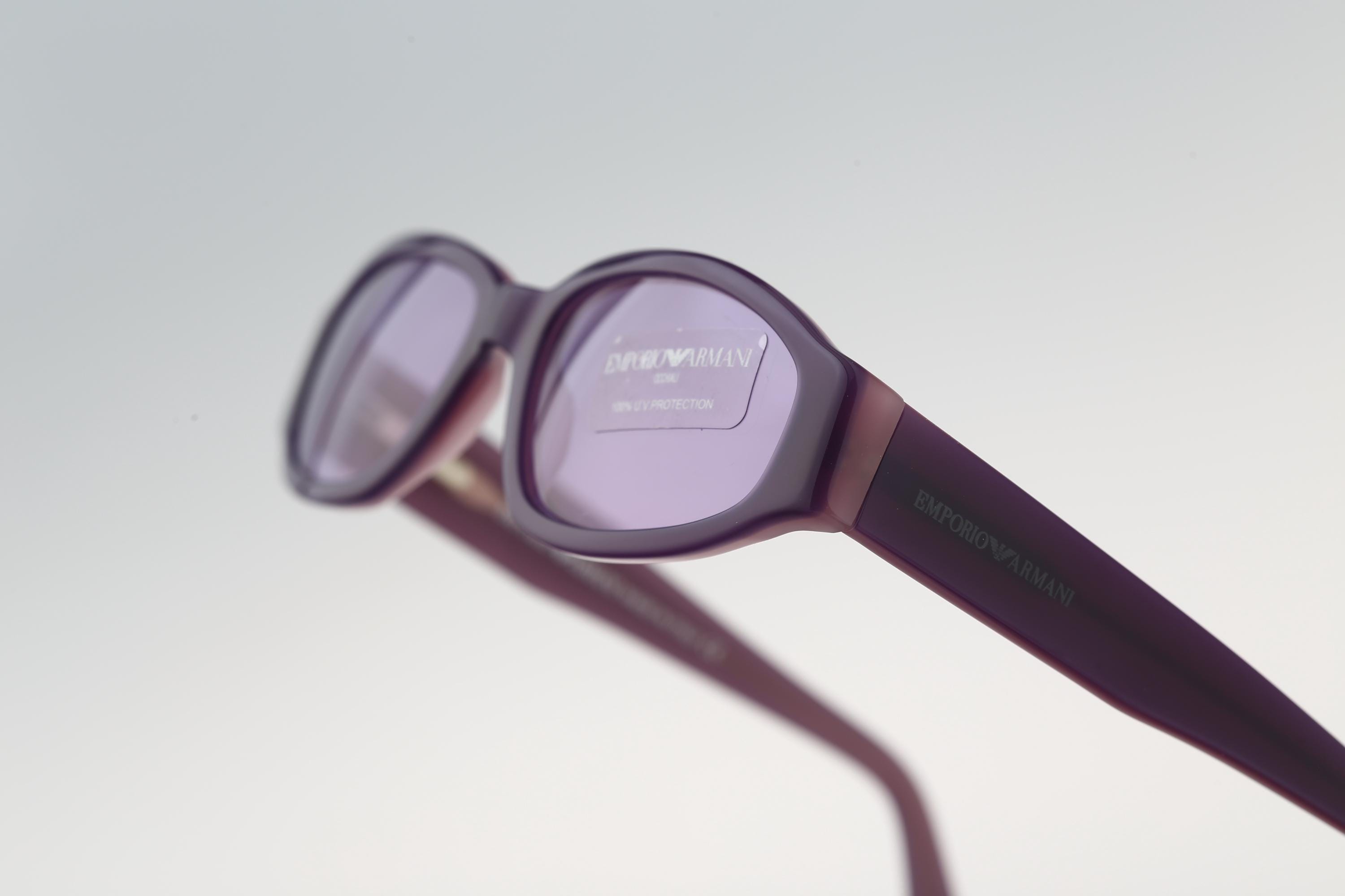 Emporio Armani 621 S 459, Vintage 90s Tinted Lenses Purple Small Emporio Armani 621 S 459, Vintage 90s Tinted Lenses Purple Small