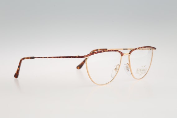 Country 122 05, Vintage 90s gold & tortoise browl… - image 4