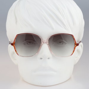 Silhouette M 1835 20 C 6052, Vintage 80s oversized colorful & clear butterfly sunglasses women, NOS