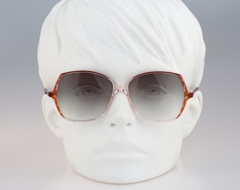 Silhouette M 1835 20 C 6052, Vintage 80s oversized colorful & clear butterfly sunglasses women, NOS
