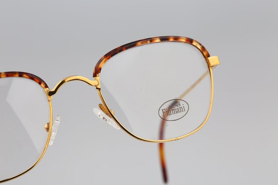 Fiumani Occhiali 3100 01, Vintage 80s gold and to… - image 1