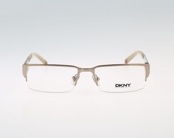 DKNY Donna Karan DY 5574 1106, Vintage 90s Silver Half Rim  display picture 1