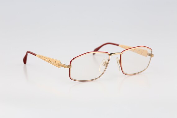 Silhouette M 6142 V 6053, Vintage 90s Unique Gold and Red
