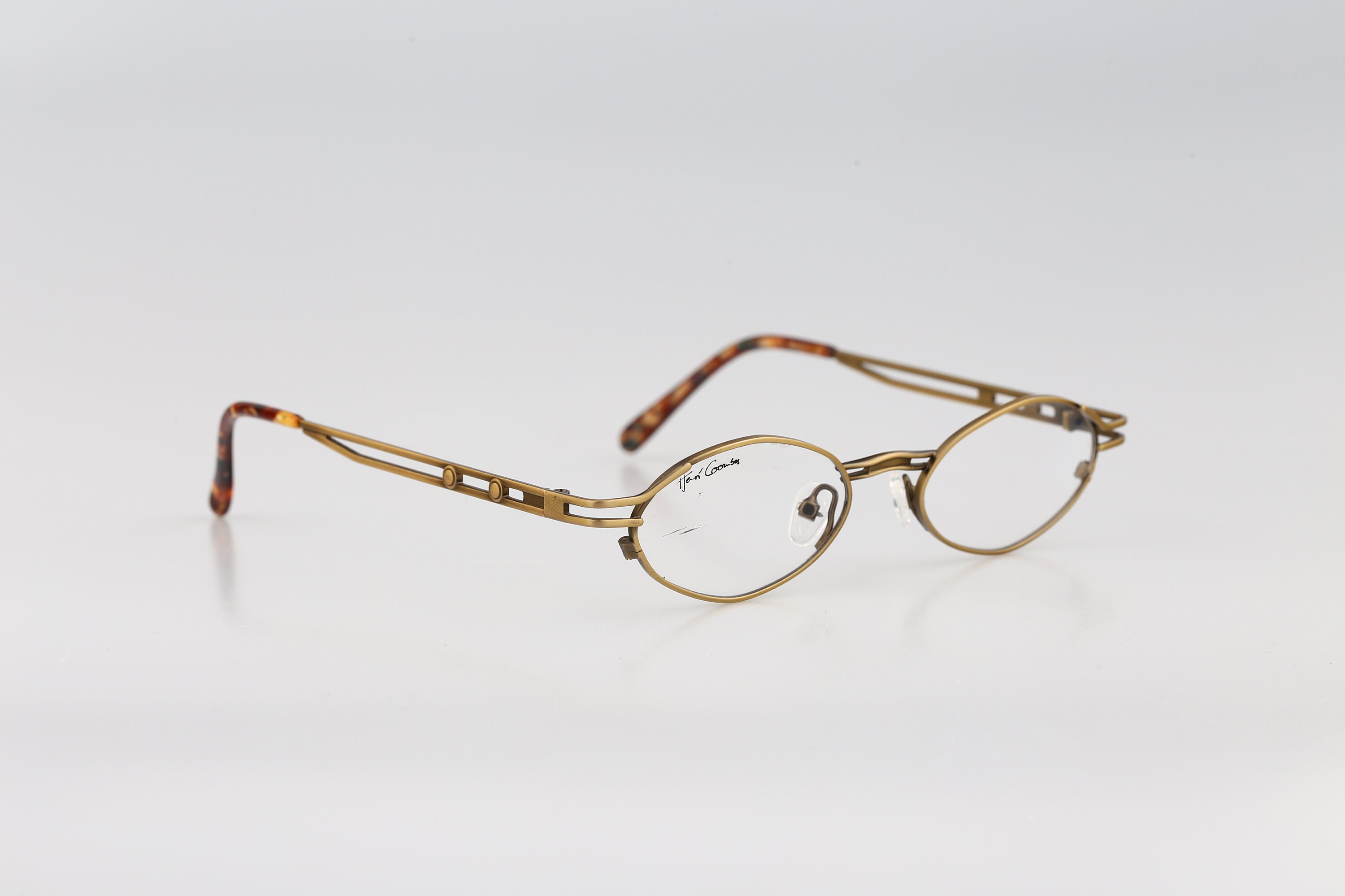Lunettes Vintage Henri Coombes HC120 Multicolore Ovales - Monture Métal - Neuf Sans étiquette