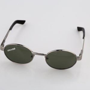 Oxydo by Safilo Viper 2 6LM, Vintage 90&#39;s gray small oval sunglasses womens / NOS