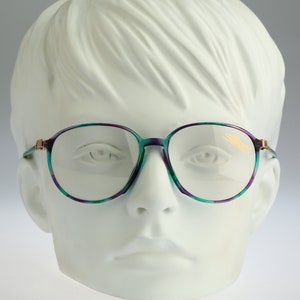 Silhouette M 1779 C 1901 Brillengestell Vintage 90er Jahre Brillengestell Blau Tortoise oversized eckig für Damen & Herren