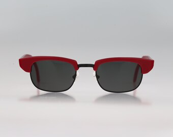 Nouvelle Vague Zippo M12, Vintage 90s black and red clubmasters sunglasses mens & women NOS