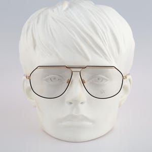 Di 536 58 21, Vintage 80er Jahre West Germany made unikat Flachkopf Fliegerbrille Frauen NOS